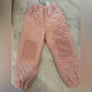NWOT Patagonia 5T quilted puff joggers